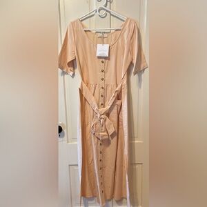Light pink cottonwood dress